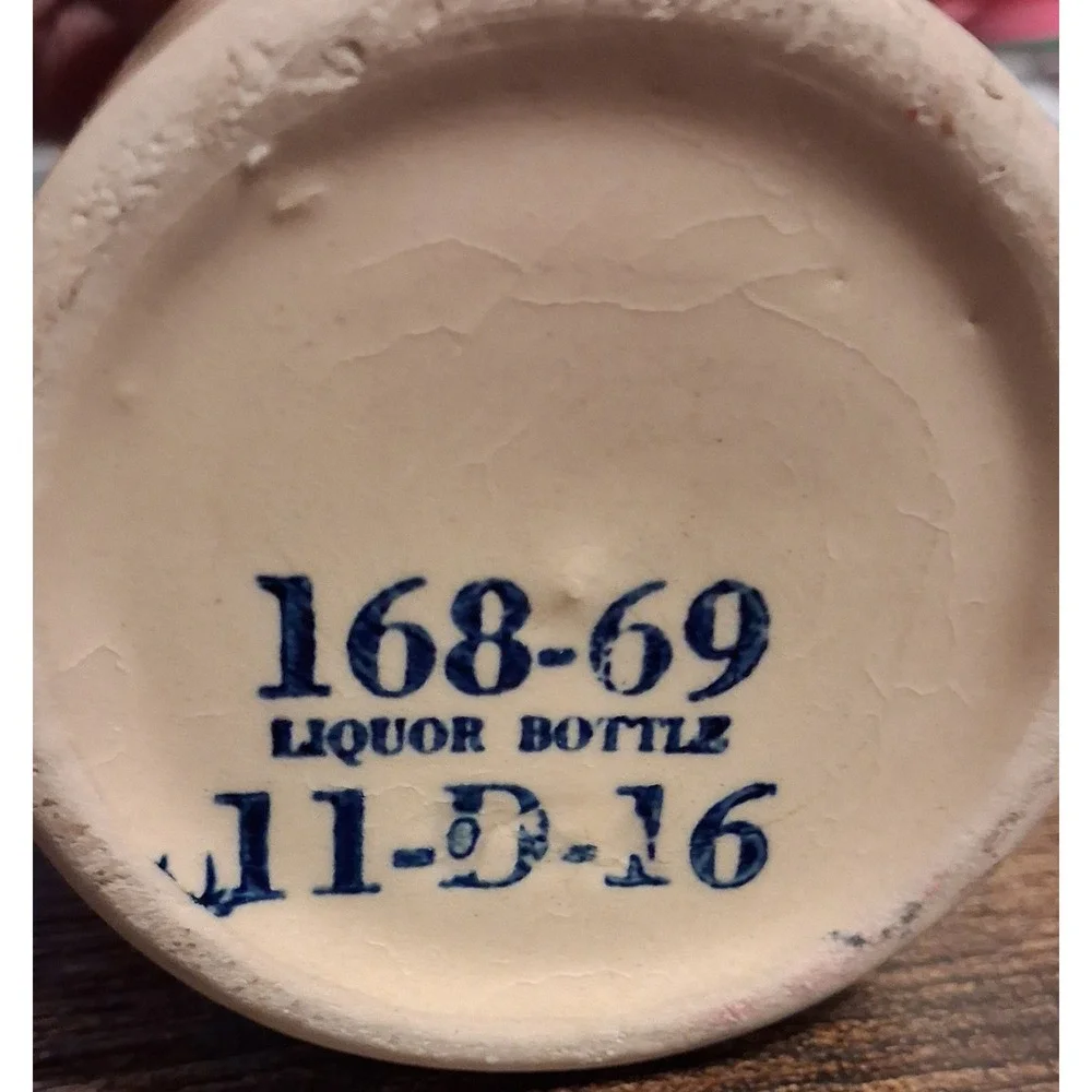 Vintage McCormick Platte Valley Corn Whiskey Stoneware Jug 1/2 Pint 168-69 5.25